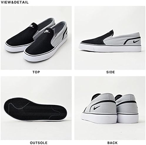 Amazon Nike ナイキ スリッポン スニーカー トキ スリップ テキスタイル キャンバス Toki Slip Txt デッキシューズ ローカット メンズ 26 0cm 001 ブラック 260 001 Nike ナイキ シューズ バッグ