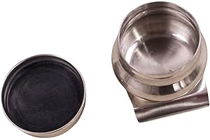 Oil Painting Palettes Cup with Lid and Clip Double Dipper Large Mouth Container Art Supplies Oil Painting