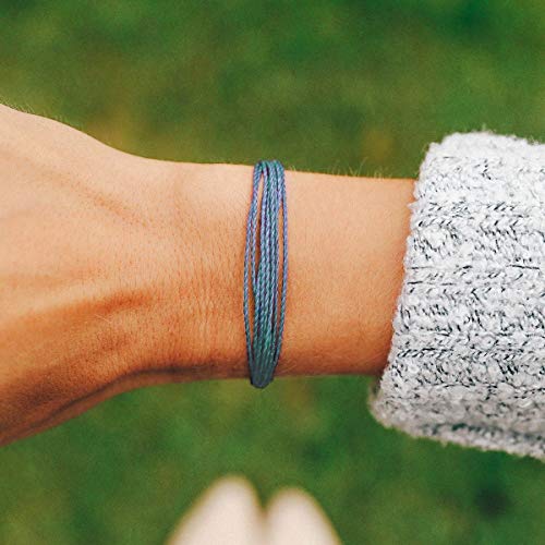 Pura Vida Jewelry Bracelets 100 Waterproof and Handmade w/Coated Charm, Adjustable Band