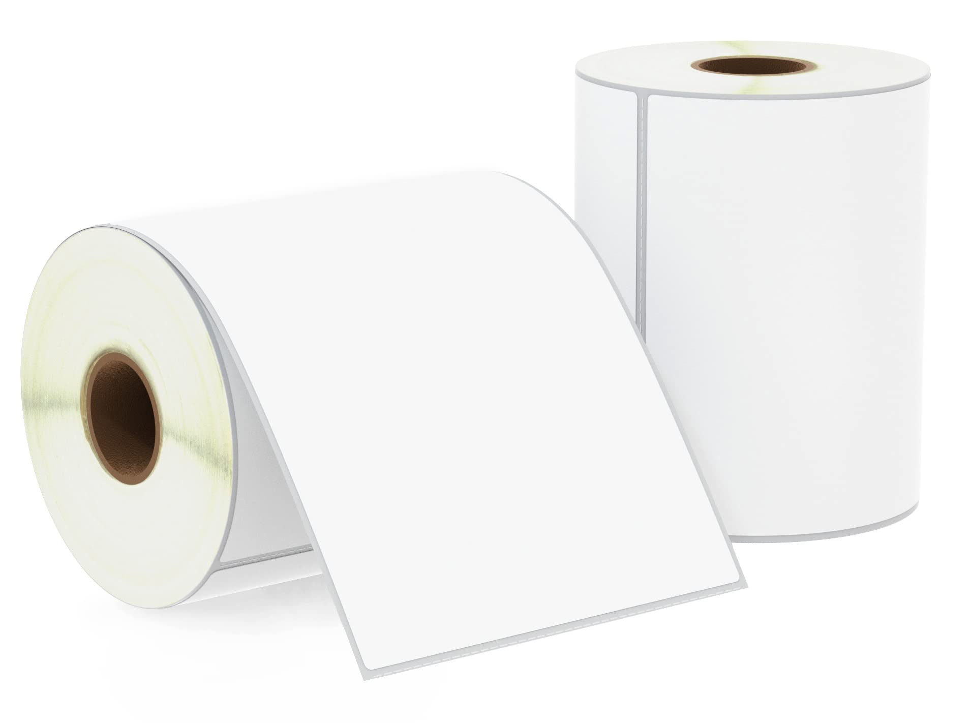 BETCKEY - 102mm x 127mm(4 in x 5 in) Large Shipping & Multipurpose Thermal Labels, 350 Perforated Stickers per Roll Compatible with Zebra & More Printers [2 Roll/700 Labels]