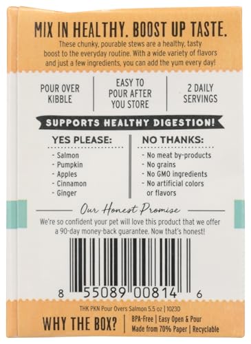 HONEST KITCHEN POUR OVER STEWS SALMON & PUMPKIN DOG FOOD
