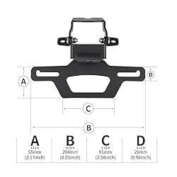 anciloti ZX6R Foldable Fender Eliminator Compatible