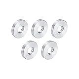 uxcell 5pcs Aluminum Spacer 3/8" Bore x 1" OD x