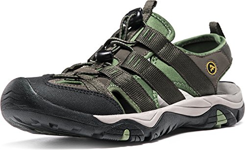 At-m107-grn_men 13 d(m) atika men s sports sandals trai…