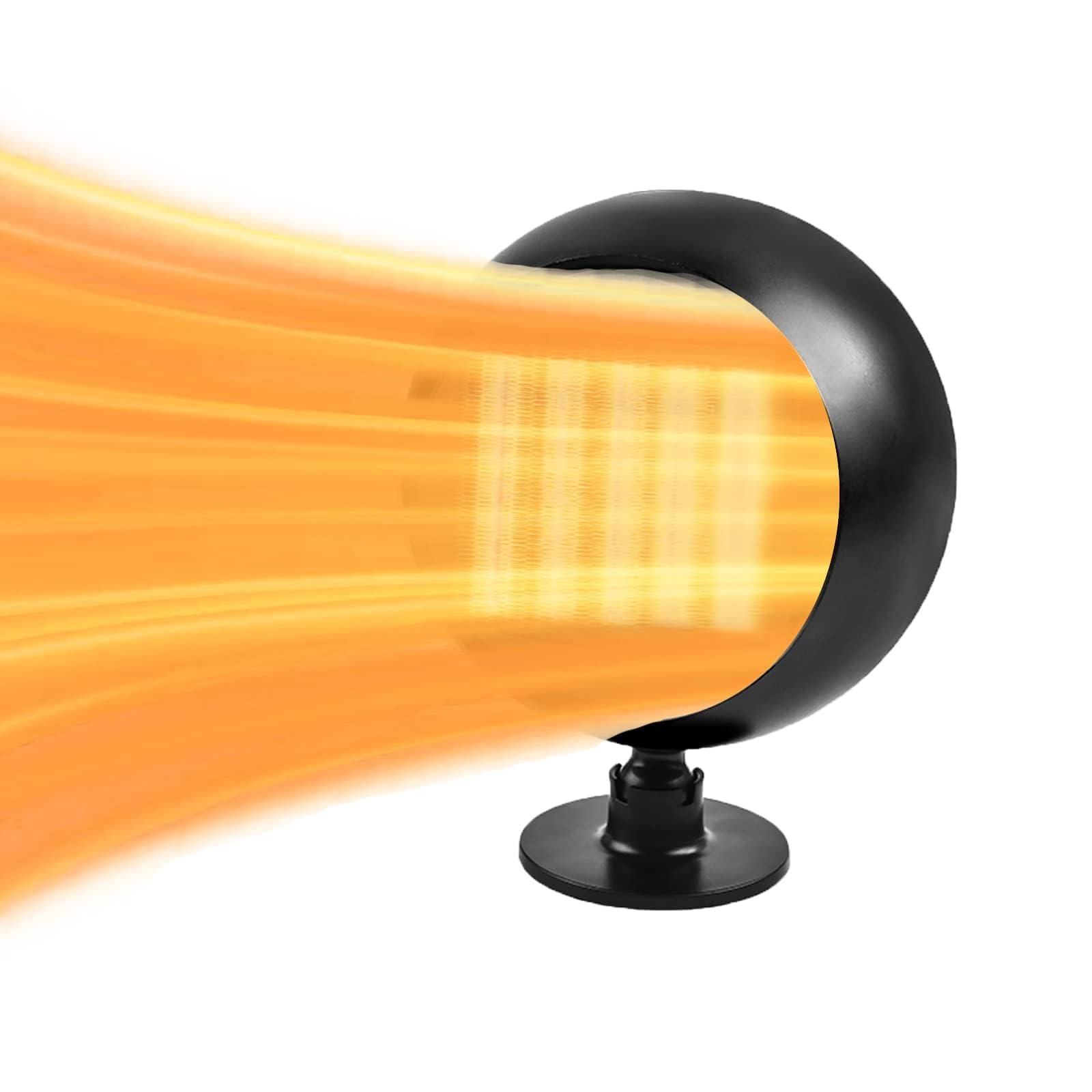Photo 1 of 12V Portable Heater with 150W Heating & Cooling for Car, 360° Swivel Design, Plug into Cigarette Lighter