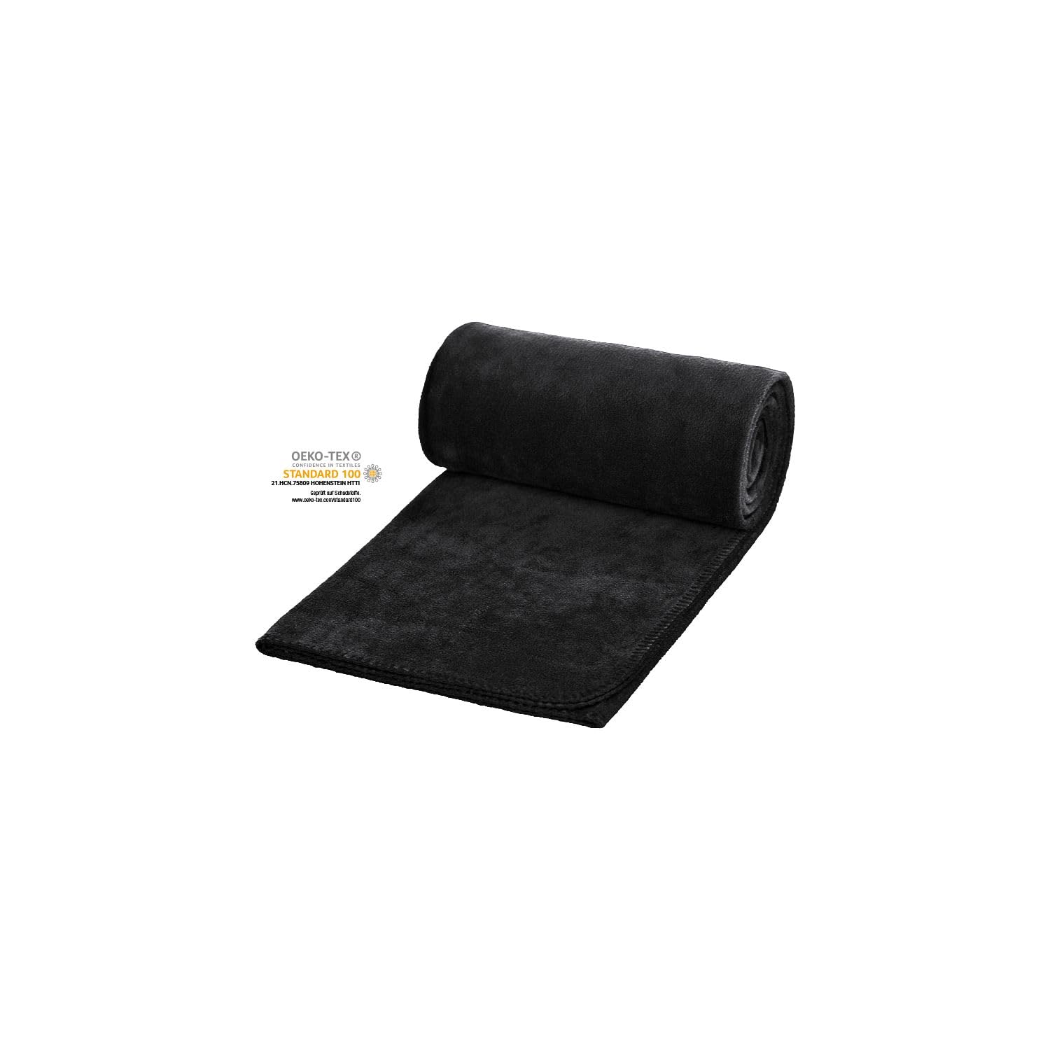 Römer Wellness Fleece Blanket 100% Polyester Fleece Black 26 x 28 x 8 cm