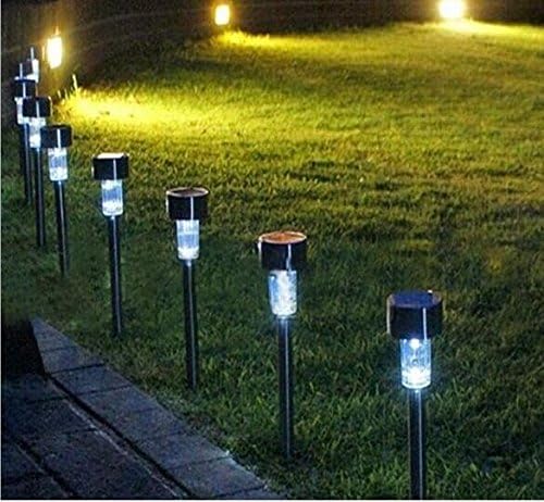 Heartte® [5 Units] Solar Powered Path Lights, Outdoor Garden and Lawn LED Lights. 6 Lumens of Brightness, Easy to Install, No Wires, Energy Saving (JJM-LT-CPDX5)