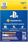 PS Plus 12 Month & NBA 2K21 Jumpstart Pack Bundle