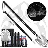 DONGKER Folding Shovel Military Survival Shovel Multitool Portable Tactical Entrenching Tool Compact Backpacking for Hunting, Camping, Hiking, Fishing, Gardening Car Emergency, 33