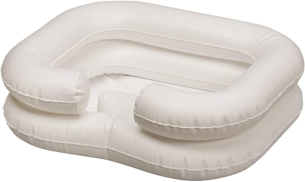 Comfort Axis Deluxe Inflatable Shampoo Basin White: Health & Personal Care