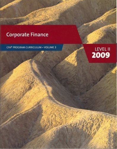 Corporate Finance (CFA Program Curriculum Level... 0536537119 Book Cover