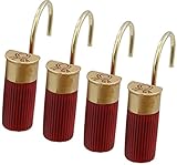 12 Pc. Set Shotgun Shell Shower Curtain Hooks