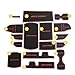 Wonderfulhz Custom Fit Cup, Door, Center Console Liner Accessories for 2018 2019 Honda Accord 15PCS Set (Red Trim)