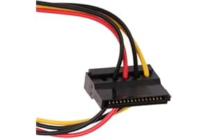 ZYNCUE 6-Pin to 2-Port SATA Power Cable for Acer Motherboards, 37 cm, Plastic and Metal Construction