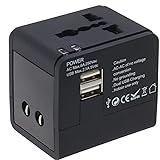 Lewis N. Clark Global Wall Adapter + Portable