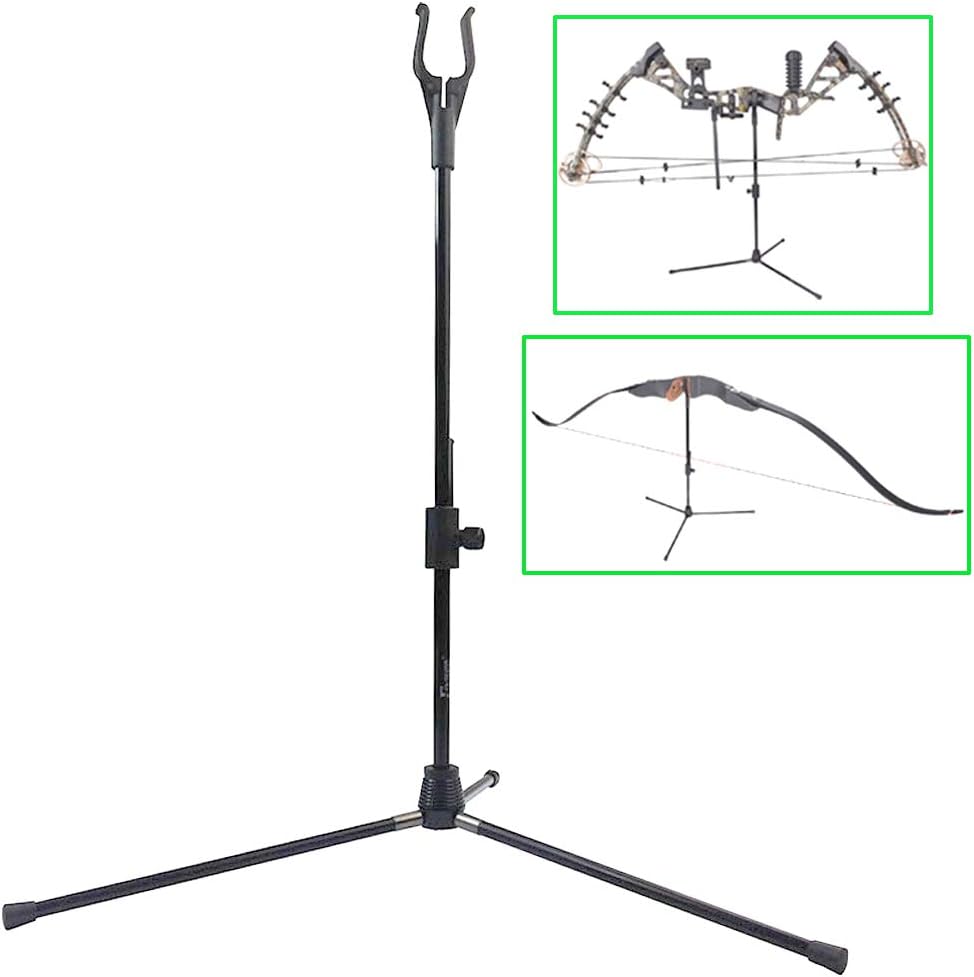 EOU Bow Stand Archery Recurve Bow Rest Compound Bow Stand 18.9" Height