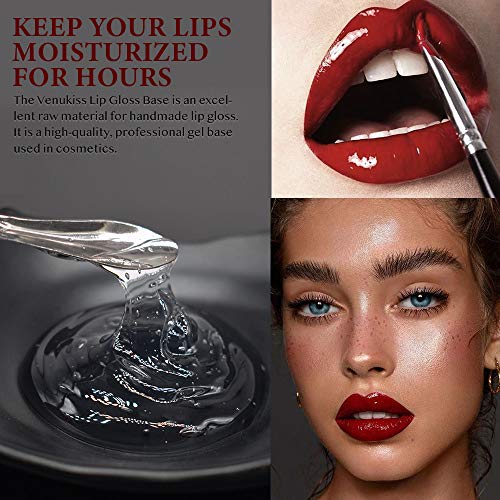 Lip Gloss Base,Clear Versagel Base for DIY Lip Gloss, Moisturizing, NonSticky, Vegan, Organic