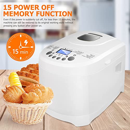Bread Maker Bread Baking Machine 2 LB Automatic Digital Oven Bake