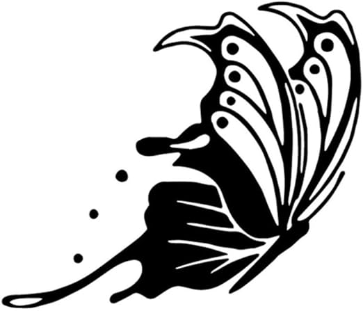 Autoadhesivos Etiqueta Engomada Del Coche De La Mariposa Decorada Con
