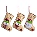 SANNO Christmas Stocking,Cable Knit Christmas Stockings with Plush Faux Fur for Family Holiday Decorations, 18