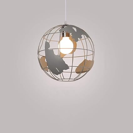 Amazon Com Ganeep Nordic Modern Globe Round E27 Pendant Ceiling