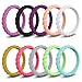 Silicone Wedding Ring for Women Jewelry Set