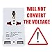 LURICO UK Travel Adapter Plug with 2 USB (1A) Charging Ports Grounded Built in Surge Protector and Light Indicator - Plug Type G for Great Britain, Hong Kong, Singapore & More