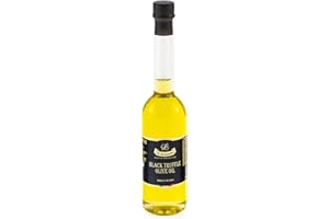 La Rustichella - Black Truffle Olive Oil 3.38 fl oz (100 ml) - 100% Made in Italy | Vegan, Gluten-Free, Cholesterol-Free