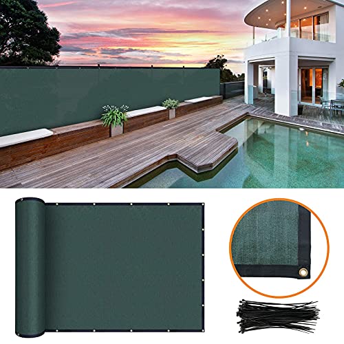 Amagabeli 90 Heavy Duty Shade Cloth 8’x50’ Fence Privacy Fabric Screen