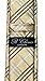 Retreez Plaid Check Styles Woven Microfiber Skinny Tie - Gold