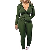 Mrskoala Two Piece Outfits for Women Jogger Sets Workout Sweat Suits Tracksuit Pants Set