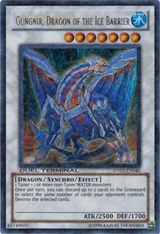 Yu-Gi-Oh! - Gungnir, Dragon of the Ice Barrier (DT03-EN040) - Duel Terminal 3 - 1st Edition - Ultra Rare