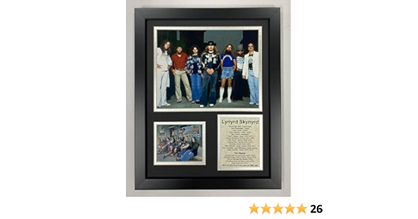 Amazon Com Legends Never Die Lynyrd Skynyrd Framed Photo Collage 11 By 14 Inch Decorative Plaques Sports Outdoors