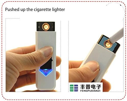 Electronic Rechargeable Cigarette Lighter, Flameless USB Lighter