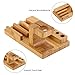 Hornorm Bamboo Docking Station Compatible with Apple Watch Stand, Apple Product, iPhone, 3 in 1 Wooden Desktop Organizer, Charging Stations for Multiple Devices, Cell Phones, Tablets, Pen