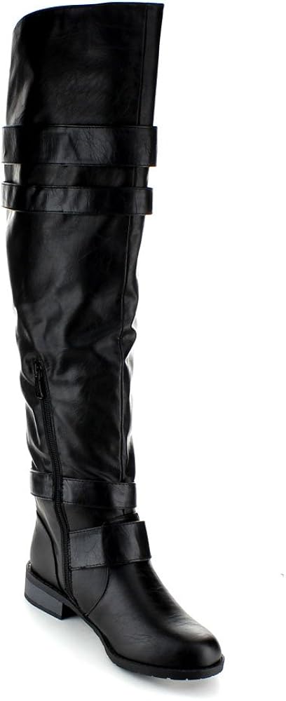 womens black riding boots size 11