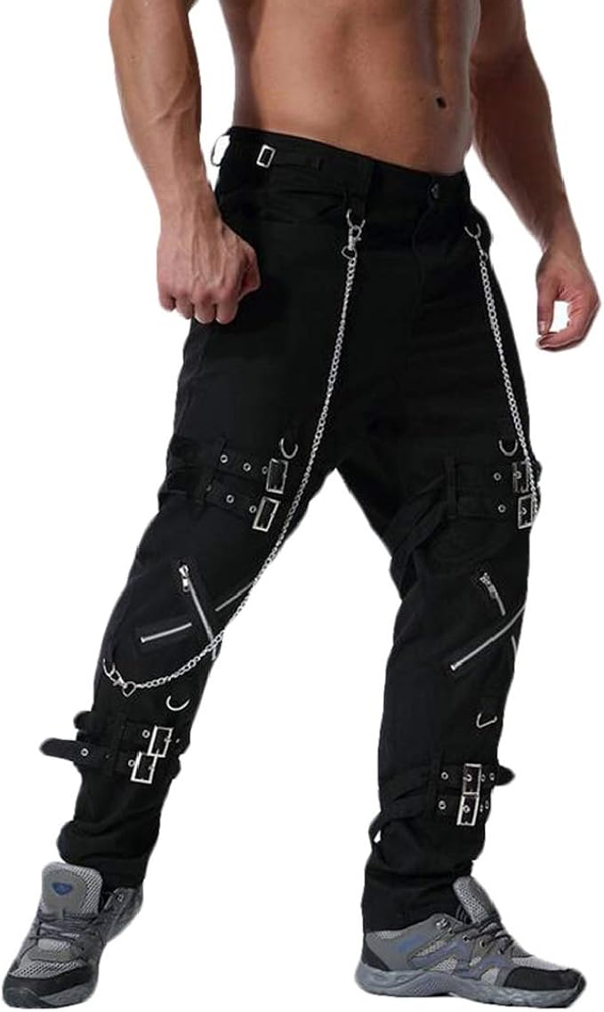 punk patch pants