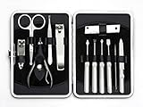 Detroit Leather & Steel's home & travel 12-piece Manicure Set