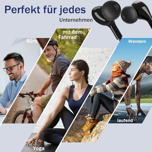USB C Headphones with Microphone In-Ear Headphones for Samsung Galaxy S26 S25 S24 S23 Ultra S22 S21 FE A56 A55 A35 A54 5G A16 USB C Headset with Volume Control for iPhone 15 16 17 Pro Max Air iPad 10