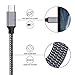 NDLBS USB Type C cable,USB C to A charger 2pack nylon braided USB 2.0 fast charging cord for Galaxy S9 S8 plus NOTE8,pixel,LG G6 V30,google, Nintendo Switch,OnePlus 5