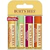 Burt's Bees Lip Balm Multipack, Lip Balm Set With Beeswax, Cucumber Mint, Watermelon, Sweet Mandarin, Freshly Picked…