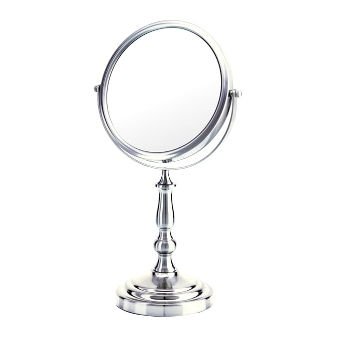 Danielle Metallic Vanity Mirror with 5x Magnification