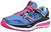Saucony Women's Triumph ISO 2 Running Shoe, Blue/Pink, 8.5 M US