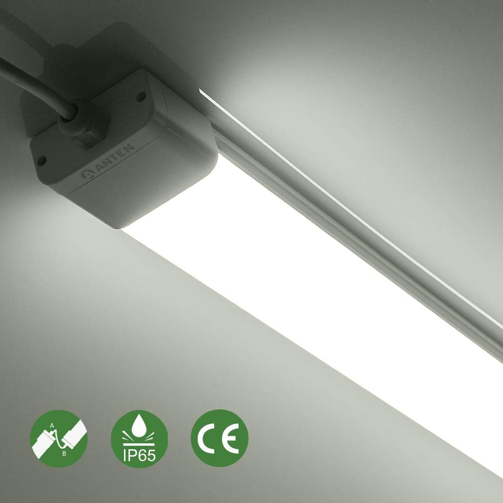 Anten 18W Deckenleuchten LED 60 cm, Kaltweiß 6000 Kelvin, wasserdichte