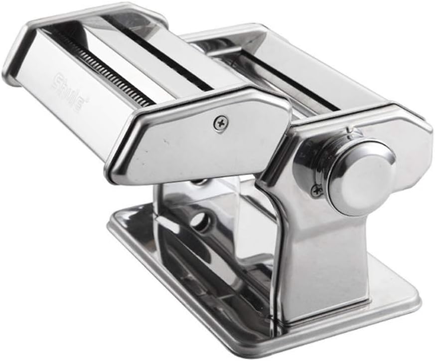 Pasta Maker 6 Thickness Settings for Fresh Homemade Fettuccine Spaghetti Lasagne Dough Roller Press Cutter Noodle Making Machine