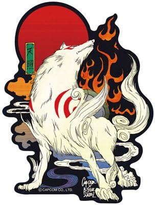 Amazon Capcom B Side Labelステッカー 大神 浮世絵風 アニメ 萌えグッズ 通販