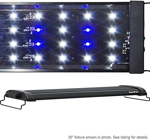 Beamswork LED Quad 30 3W Timer Aquarium Light Marine Coral Reef 75cm 40x 3 Watt