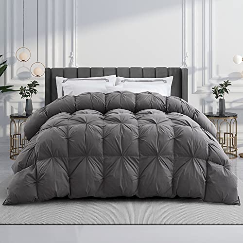 WENERSI Feather Down Comforter King, Beautiful