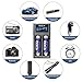 Speedy Battery Charger,Universal Smart Rechargeable Battery Charger for AA AAA C Li-ion IMR 18650 26650 21700 14500 16340 18500 10440 18350 17670 Ni-MH Ni-Cd, USB Cable & Upgraded LCD Display