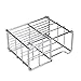 Wikor Toothbrush Holder Stainless Steel Bathroom Toothbrush Storage Toothbrush and Toothpaste Holder Stand Holder